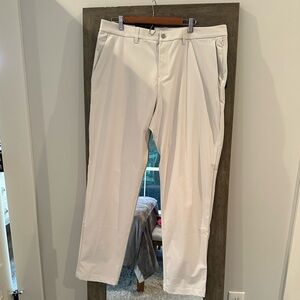 Lululemon Men's Classic fit trouser. Light khaki/Bone color in size 38x34